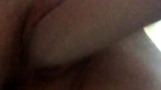 Close up solo beauty toying ass