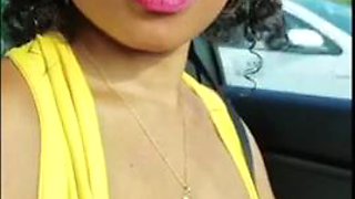 Exhibition of my ebony in the car