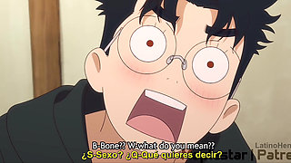 Japanese anime momo chan and okarun
