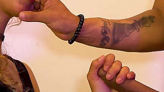 Surprising the Amazing Cindy Petite and Her BF with My Cock