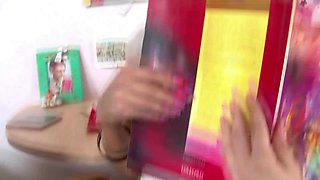 18 teen Megan Vale Lets Her Tutor Fuck Her Tight Little Butthole After A Study Session