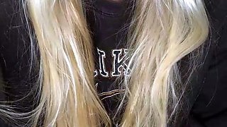 Big boobs milf masturbates with her dildo