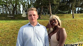 Two girls share a big white dick after getting fucked by two guys in hd pov