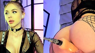 Blonde Dual Cam View by Her Fuck Machine