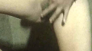 Beautiful sister-in-law has sex with finger at night