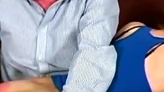 Joelle's Hairbrush Spanking