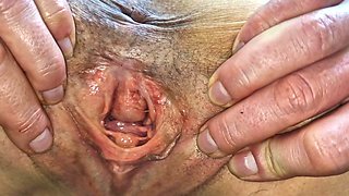 Wide Gaping Naked Outdoors and Pissing
