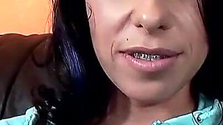 Beautiful Young Girl Masturbates with Dildo Fucks a Big Cock and Pees on the Table