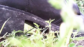 Awesome Crushing Video Watches My Feet Smash a Small Toy Car