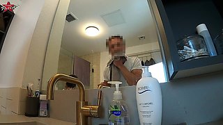Stepson Seduced in the Bathroom