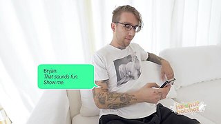 Kahlista Stonem and Delicious's cumshot movie by Hookup Hotshot