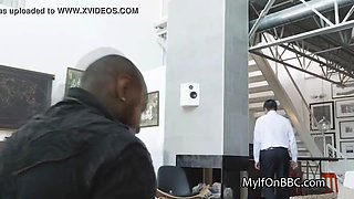 Hubby orders BBC for big tit wifes birthday