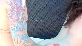 Amateur Bikini Babe in Blue is POV Blowjob Slut