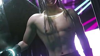 Tifa Lockhart Fucked In a Nightclub By Two Strangers (double creampie) - 3D Animation