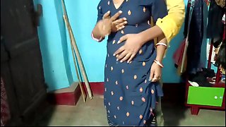 Indian Bengali Hot Sexy Bhabhi Fuck With Blue Suit, Desi Indian Hot Sex