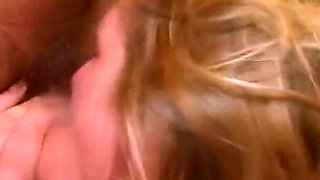 Blonde Gangbang Slut Gets Pounded by Multiple Cocks