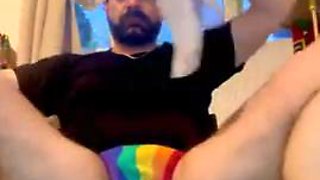 Slow Strip and Intense Solo Release on Chair
