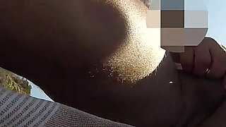 French Teacher Nudist Beach Blowjob Public to Voyeur with Cumshot - Misscreamy