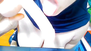 My sister-in-law cums on camera