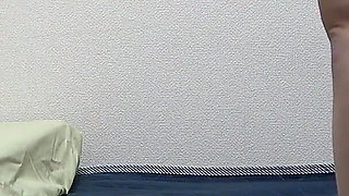 Girls Only Apartment in Japan, a Room Where Skinny Small Titted Girl Doing Tease Workouts in Micro Thong Bikinis