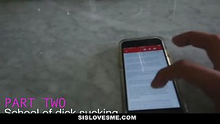 Sislovesme - hot tatted stepsis (Marley Brinx) fucked in the arse