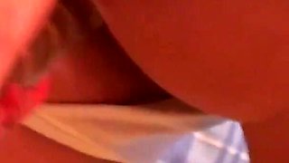 Sexy teen in lingerie masturbates with anal toys while her pussy gets wet