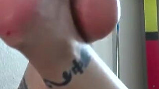 Mature Slut Cum on Face and Hair