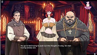 Lucky monster lady Pink tries to attract customers while demon gives her a deep throat and anal session