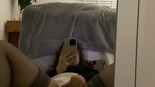 After College Masturbating in the Room