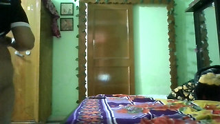 Sweaty Interracial Sex with My Black Lover While My Cuckold Prepares the Dinner