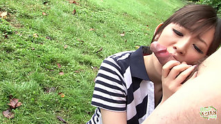 Another Day Playing Golf and Sucking for This Super Sexy and Her Handsome Man
