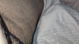 Step mom hand slip into step son dick and handjob his dick