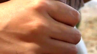 Cute Chinese Girlfriend POV Blowjob Watching TV, Soft Moaning, Cum in Mouth Cumshot