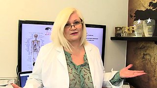 Doctor british grandmother sucks cock