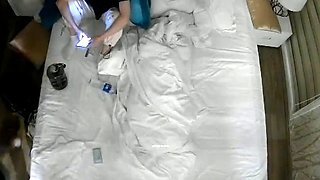 Amateur fucking while on hidden cam