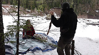 Warming a Lost Hiker: Fucking a Stranger in the Snow - Vanessa Cliff