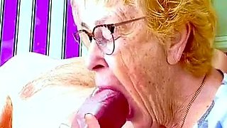 Cathy Blowjob Slut Granny Loves Sucking off Neighbours Cock