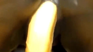 Bouncing My Booty Riding Monster Dildo Screaming Moaning Orgasm