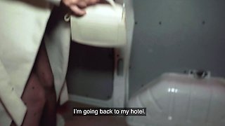Isabelle Deltor has sex in priest's van