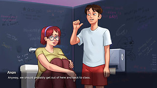 Summertime Saga Gameplay Ep. 2 - Exploring the Town and Meeting New Characters