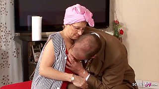 Scout69 - Old german mature granny teases to fuck in 90s vintage porn