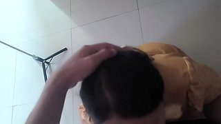 Thai Teacher in Yellow Thai Dress