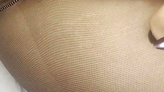 Ripping Nylons and Big Pussy Spreading