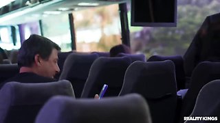 Kai Jaxon And Victoria Sweet In Lexi Sneaky Bus Fuck With Next To