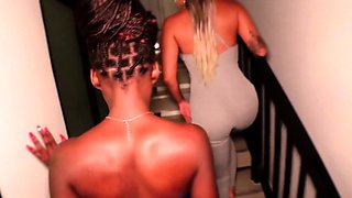 Hardcore Threesome: Sasha Stone's Sensual Massage Turns