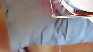 MILF with Sunglasses Gives a Blowjob with a POV Facial