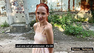 😈Slut thief will be punished_Russian students fuck on an abandoned porno_tempus