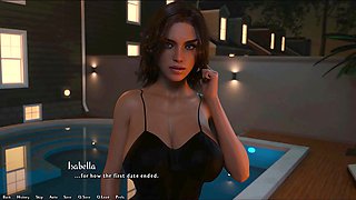 Dinner with Isabella in the animated world of LoveSkySan69