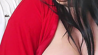 Hot Loving Stepmom, Solo Fans in Slow Motion, in the Kitchen with Robe