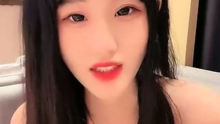 Japanese babe going solo
